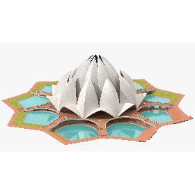 3D model Lotus Temple
